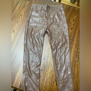 Brown leather pants, never been worn